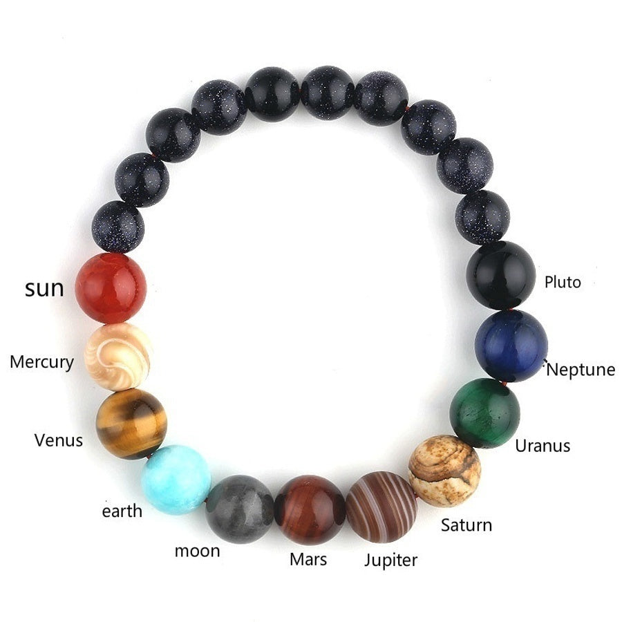 handmade bohemian natural stone cosmic bracelets!!