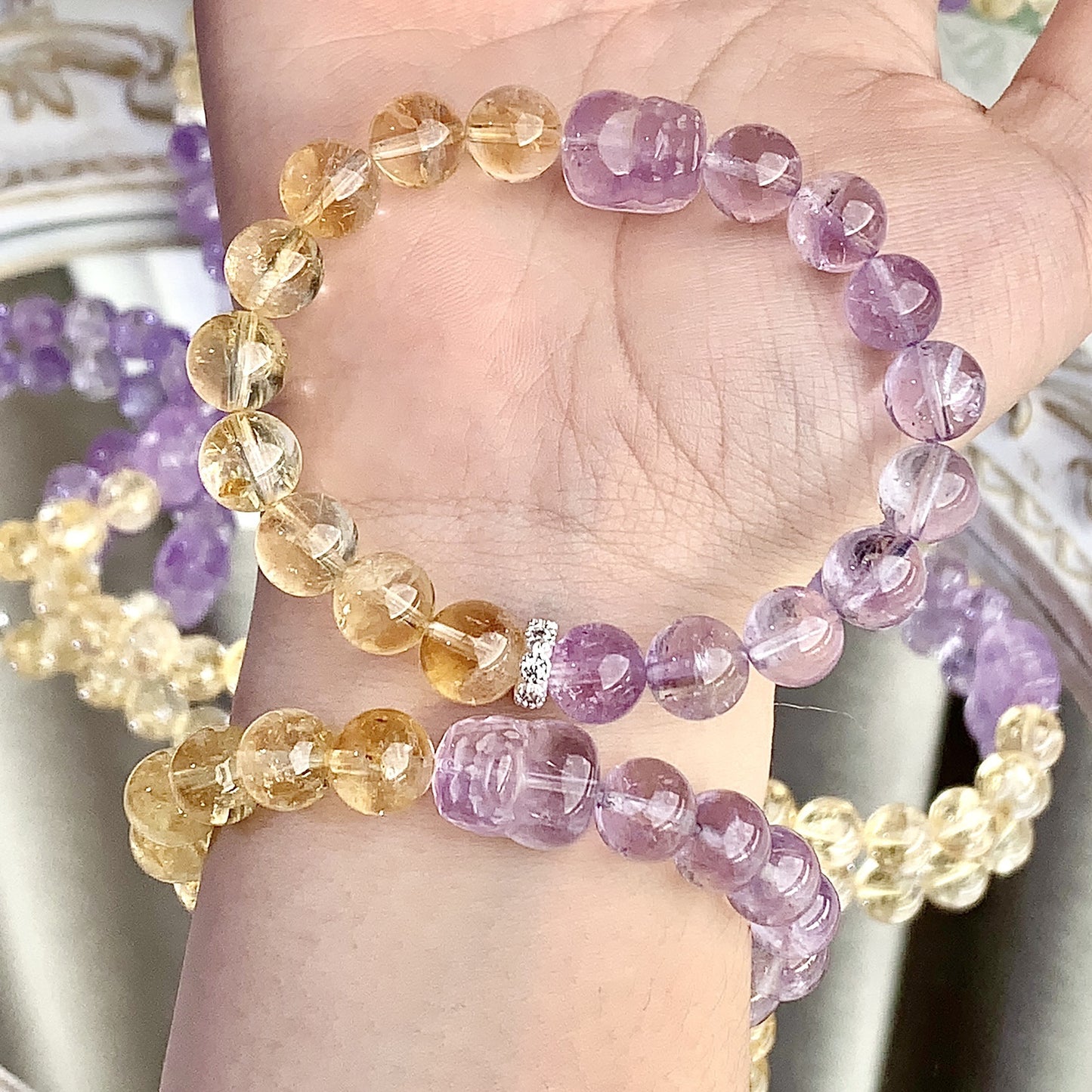 Natural Crystal Bracelet Amethyst