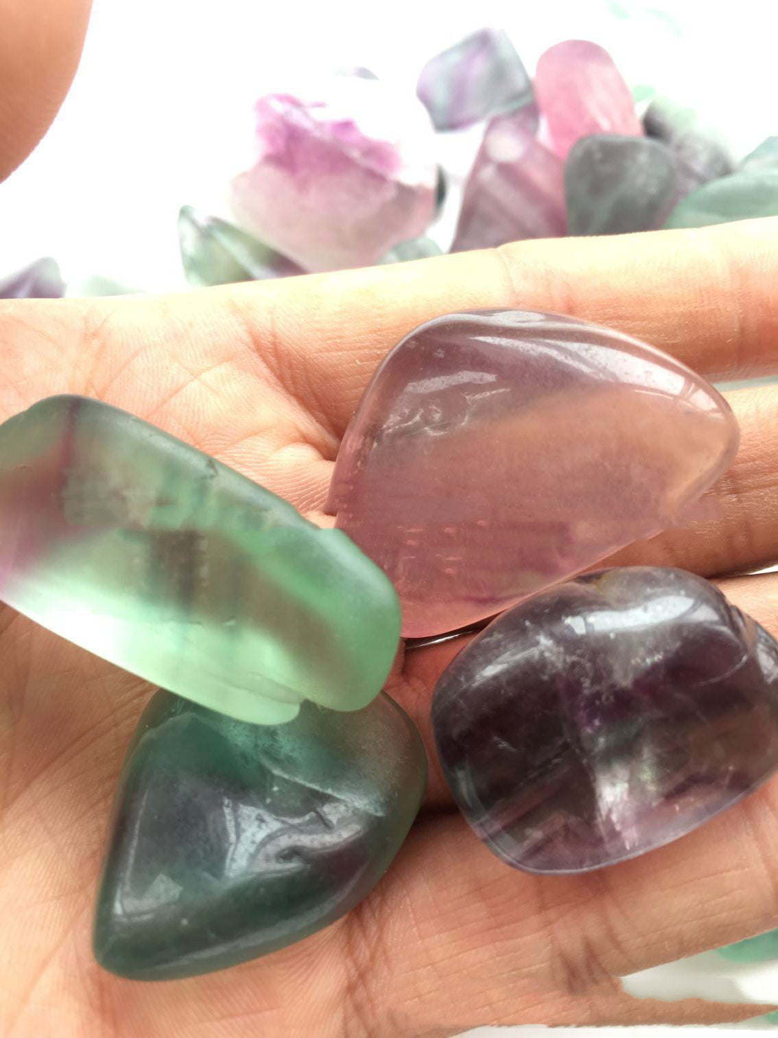 FREE SHIPPING!!Natural Crystal Color Fluorite