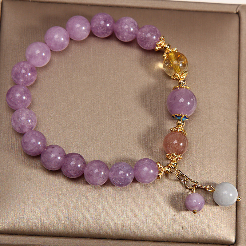 Natural Amethyst Bracelet!So Beautiful!Great gift idea for her!