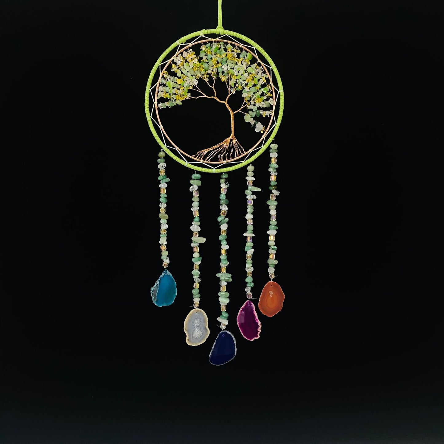 Multicolored Crystal-Tree of Life Decor