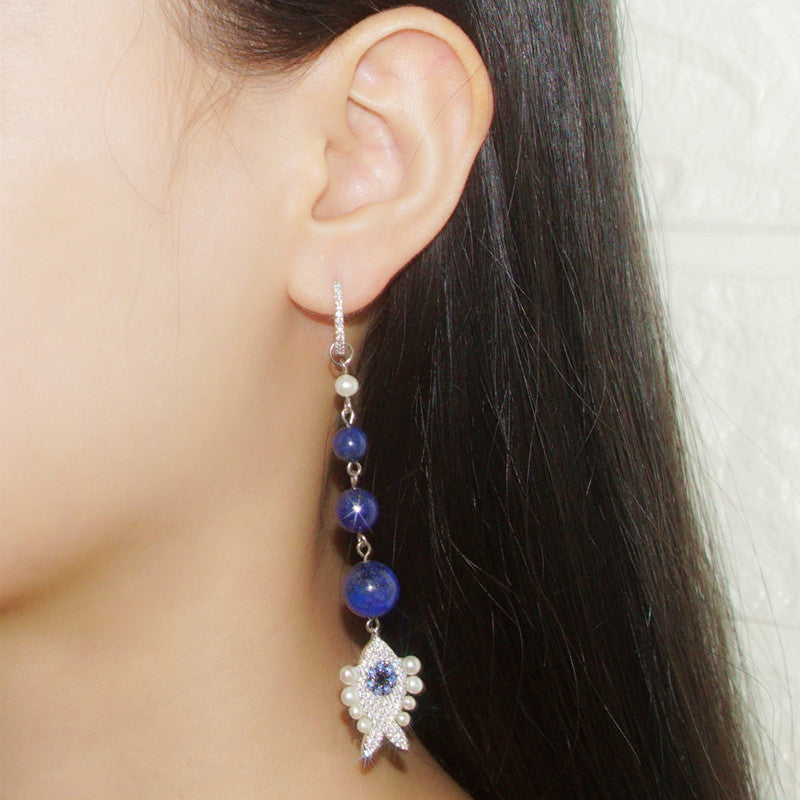 Lapis Lazuli Fish Earring's!So beautiful!!