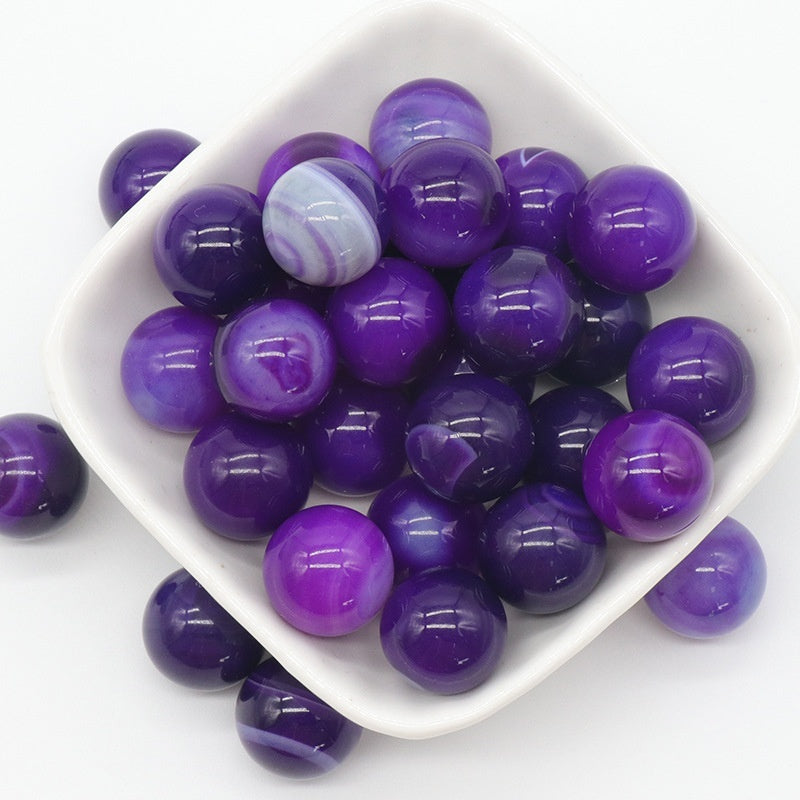 Natural Amethyst Agate Non-porous Stone Beads