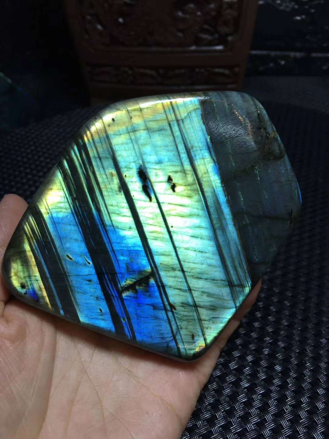 Madagascar Natural Labradorite Ornament