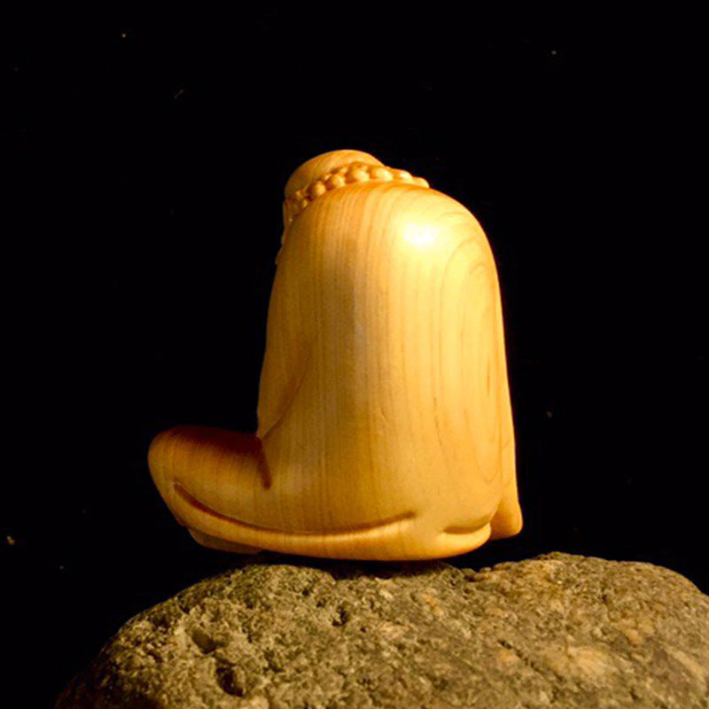 Thuja Wood Meditation Dharma Ornament