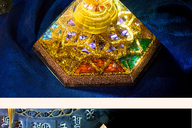 Ogon Fortune Hexahedral Crystal Tower