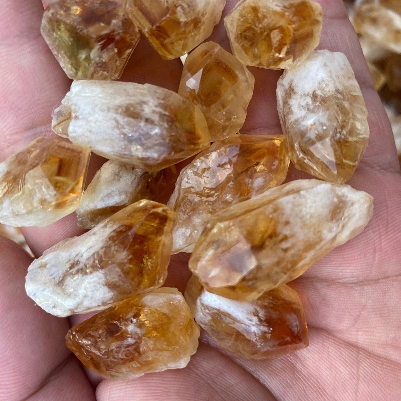 Natural Citrine Rough Point Quartz Crystal