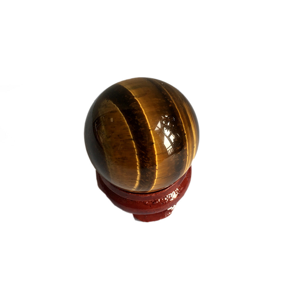 Natural Tiger Eye Crystal Ball Sphere Ornaments