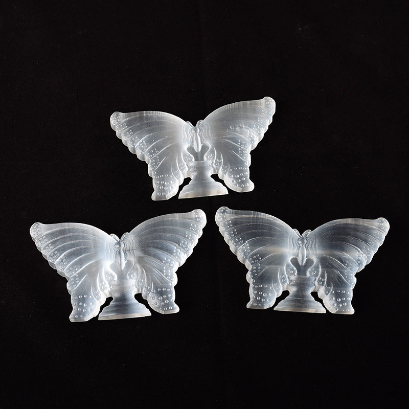 Selenite Butterfly Ornaments