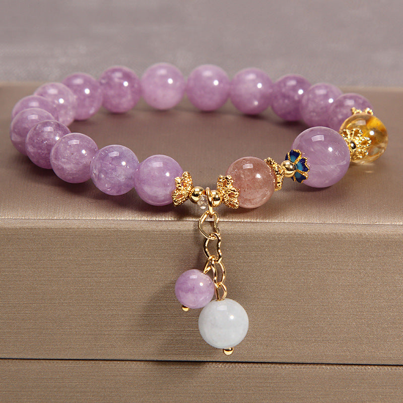 Natural Amethyst Bracelet!So Beautiful!Great gift idea for her!