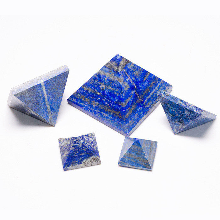 Lapis Lazuli Energy Rough Cut And Polished Pyramid