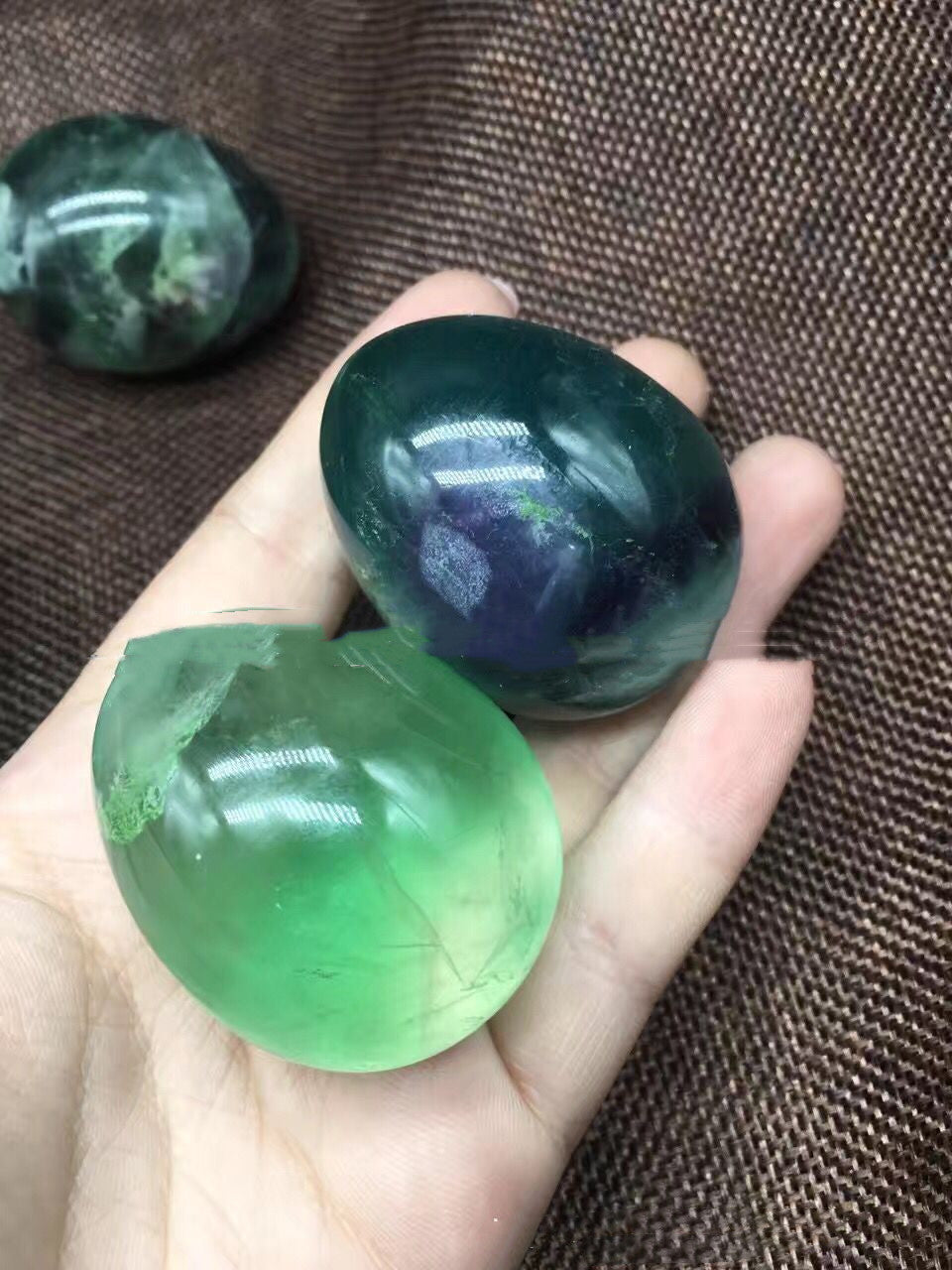 Large,Natural Fluorite Egg!So beautiful!