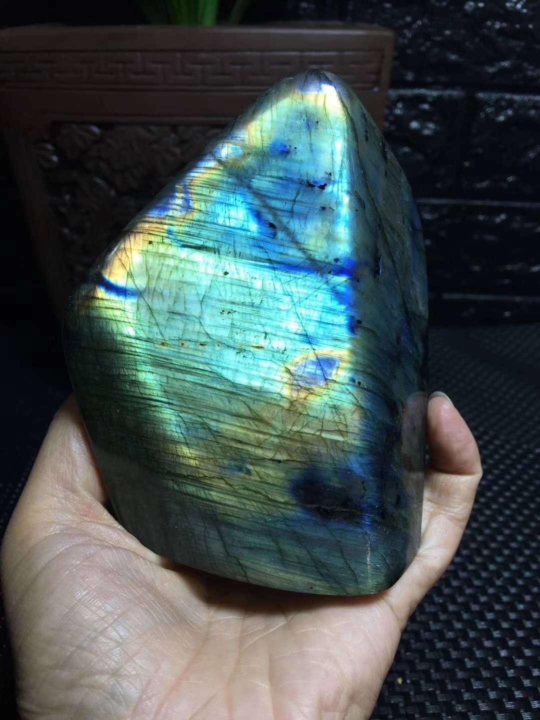 Madagascar Natural Labradorite Ornament