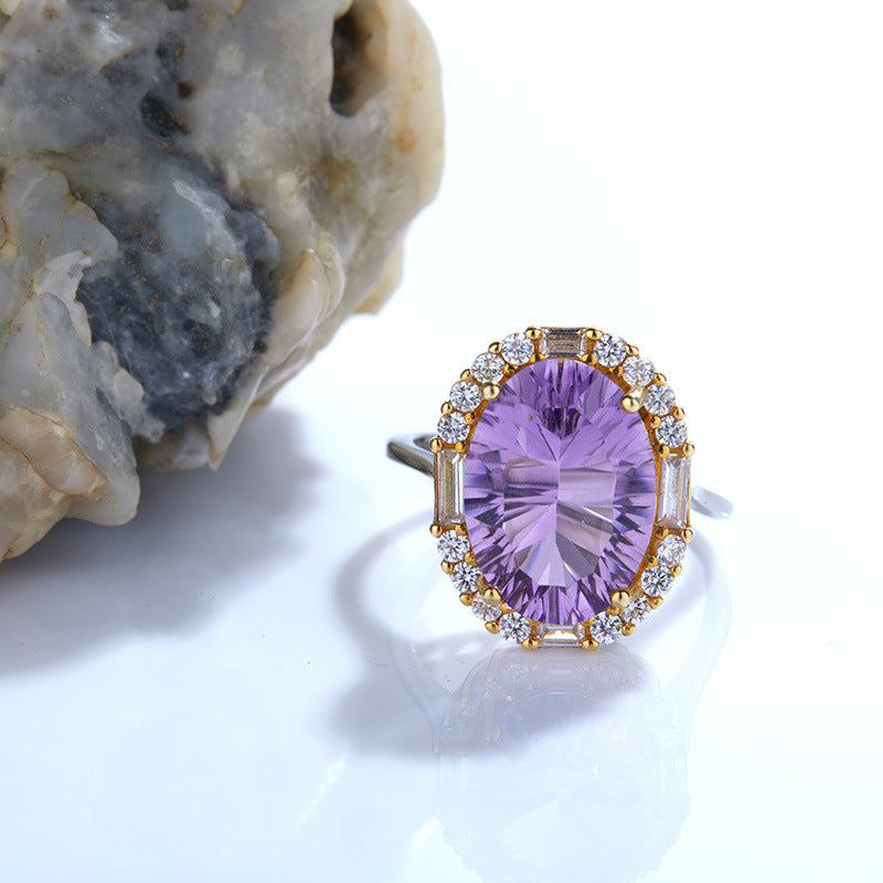 Ladies Natural Amethyst Ring!STUNNING!!!