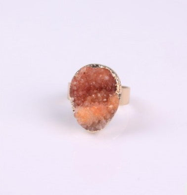 Agate Crystal Vintage Rings!