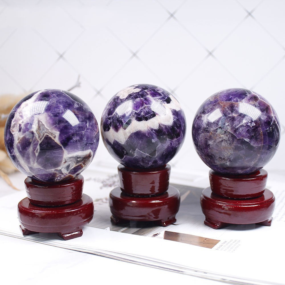 Natural Dream Amethyst Sphere's!!So Beautiful!!