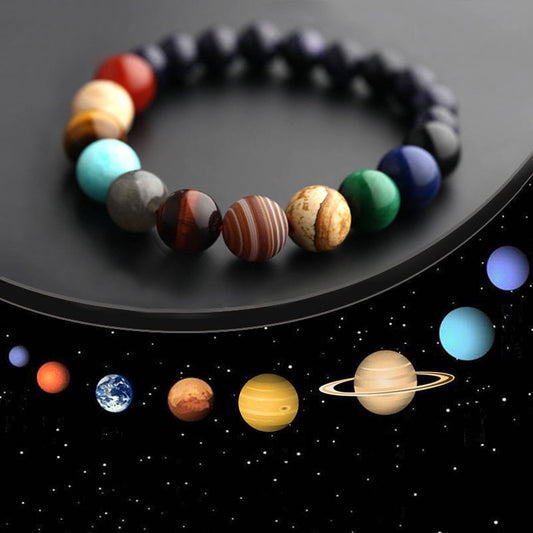 handmade bohemian natural stone cosmic bracelets!!