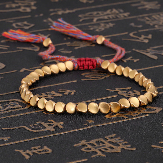 Handmade Tibetan Bracelets -Braided Beads&Bangles For Men&Woman