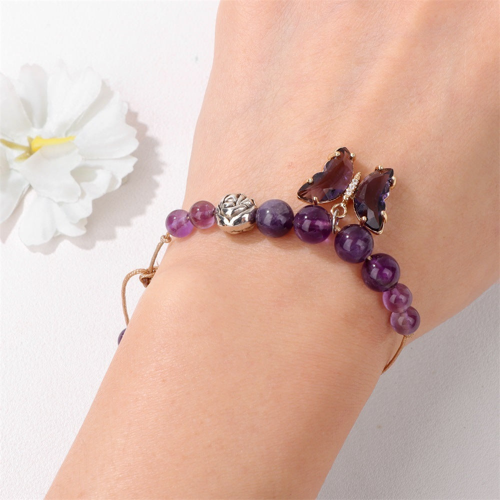 Natural Crystal Stone Bracelet's