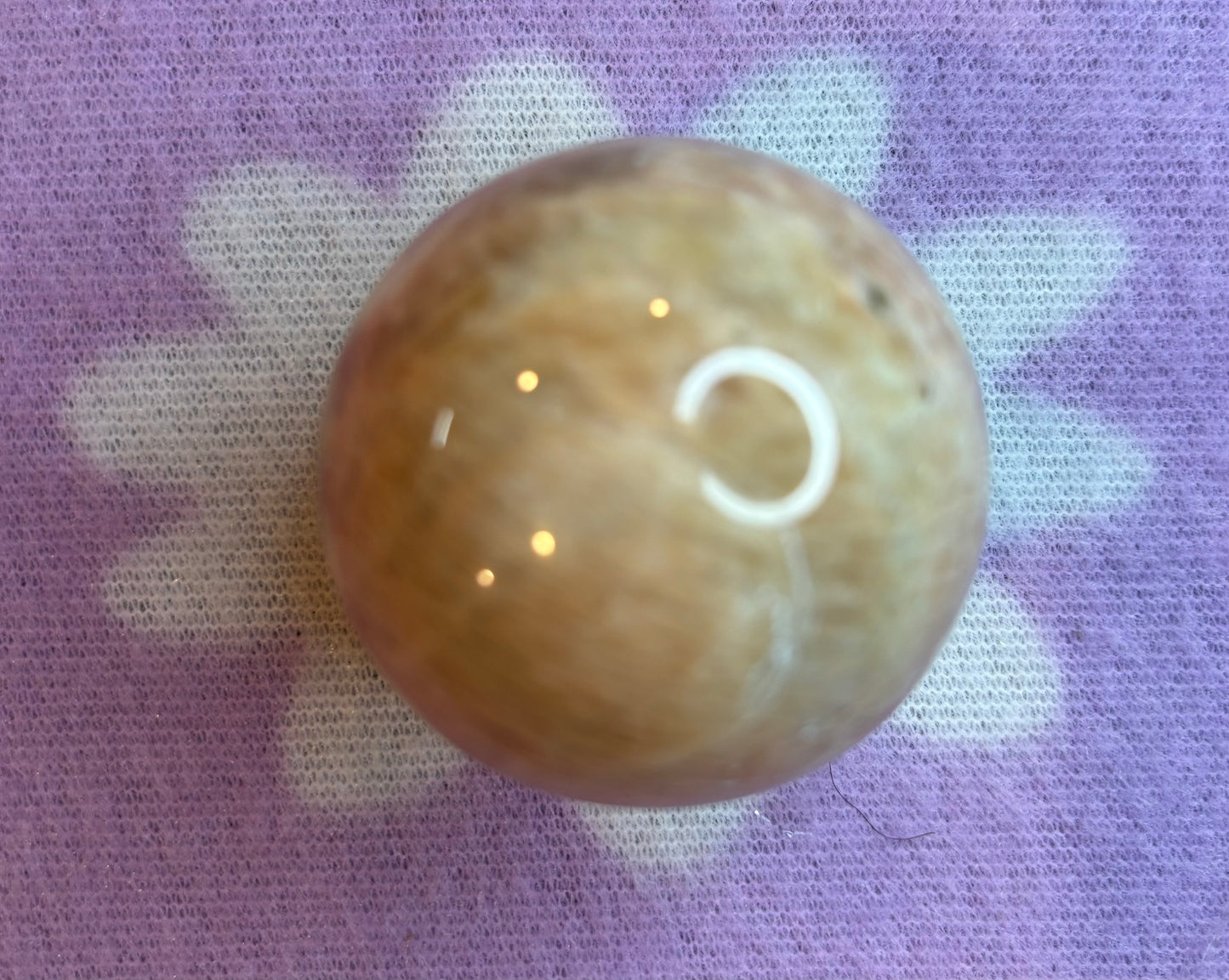 ✨🔮🌟PEACH MOONSTONE 🌙 SPHERE🌟🔮✨ADORABLE✨🌙