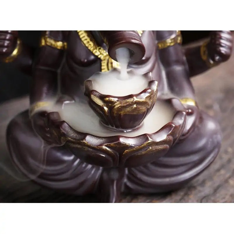 FREE SHIPPING!Ganesha Backflow Incense Burner