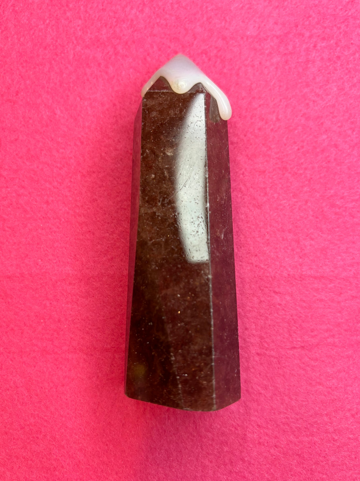 🍓STRAWBERRY QUARTZ OBELISK🍓