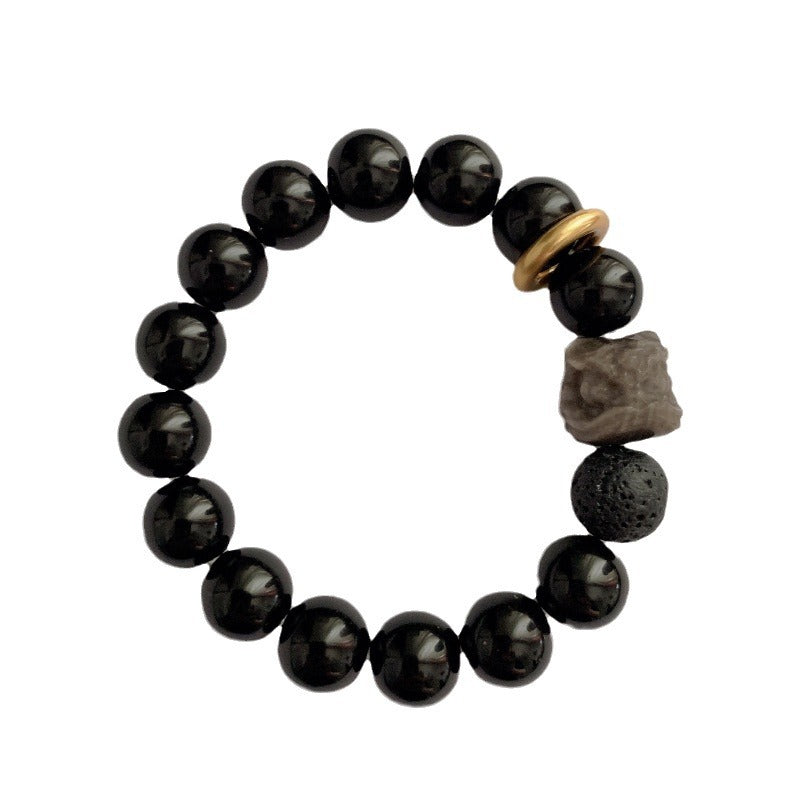 Silver Stone Xingshi Bracelet Retro