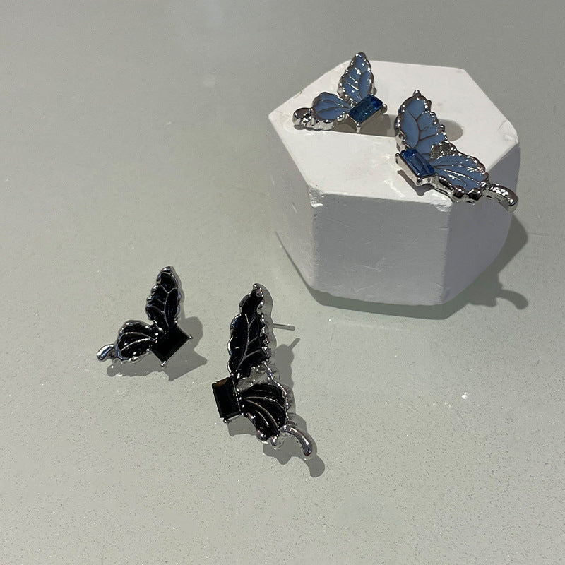 Blue Butterfly Studs!!