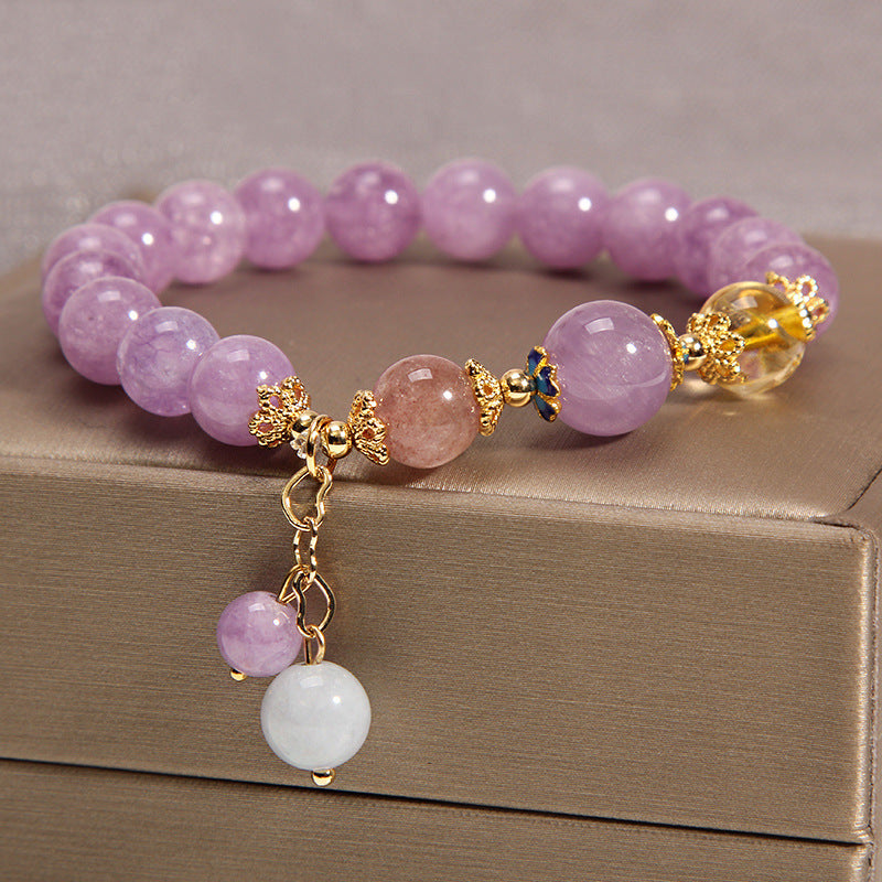 Natural Amethyst Bracelet!So Beautiful!Great gift idea for her!