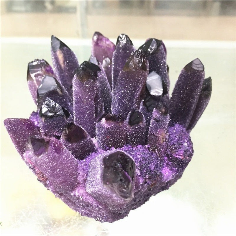 Natural Amethyst Cluster Raw Stone