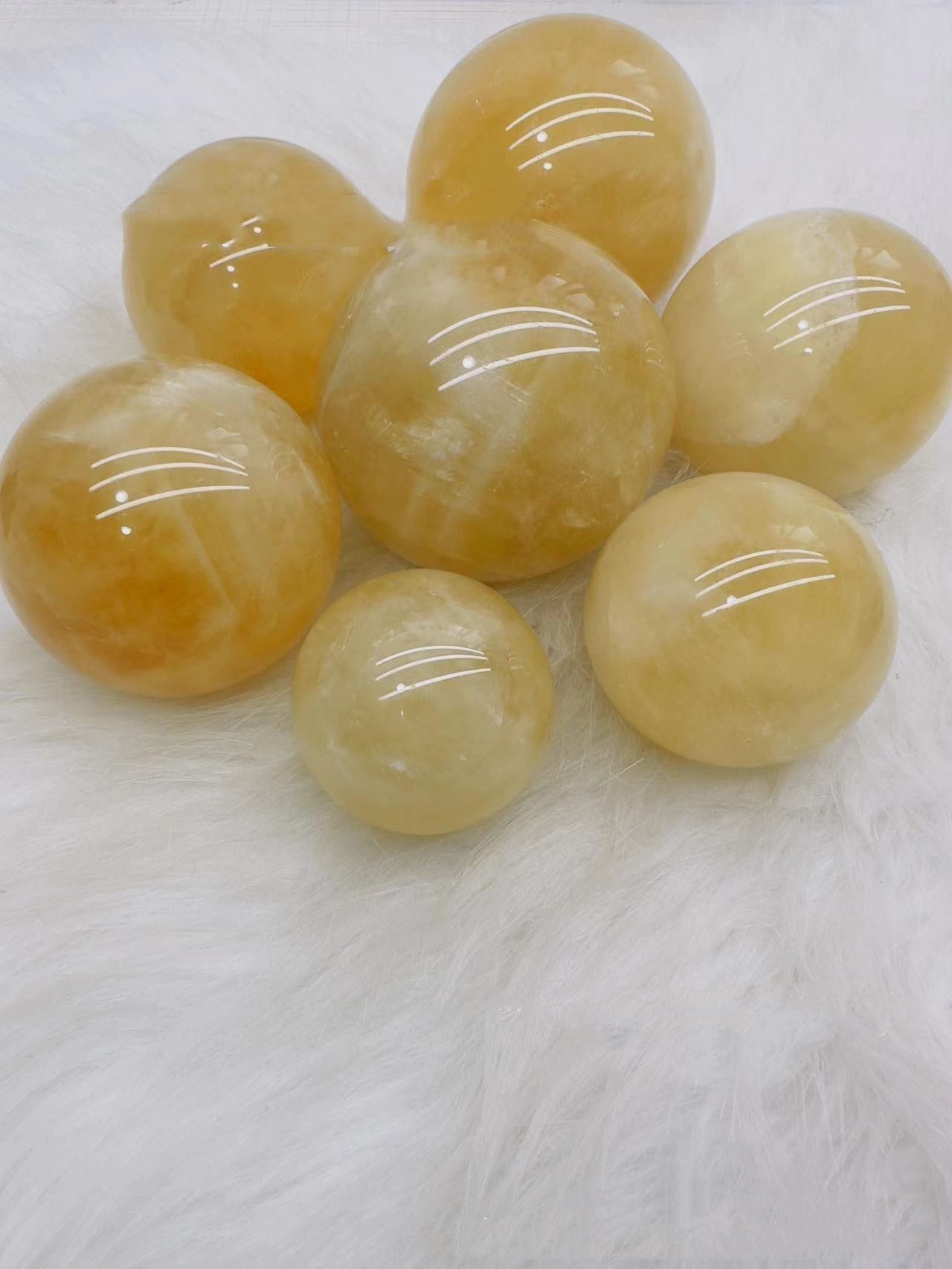 Brazilian Citrine Sphere's! Makes a great gift for any occasion!! :)