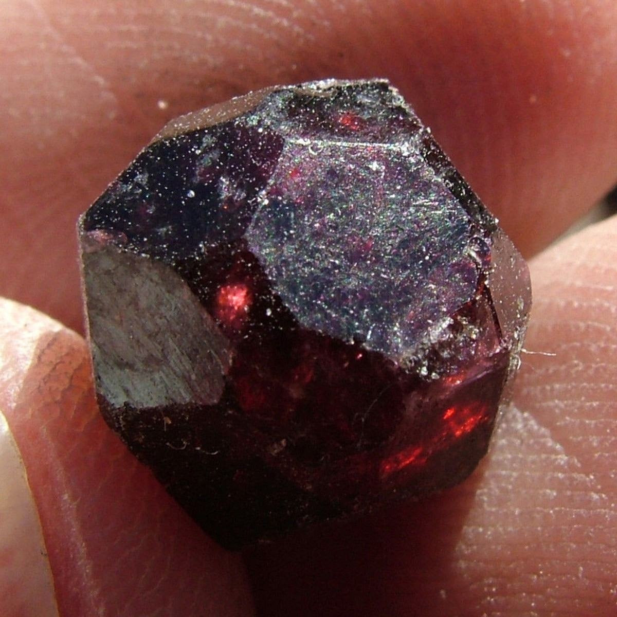 Natural Red Garnet Quartz Crystals