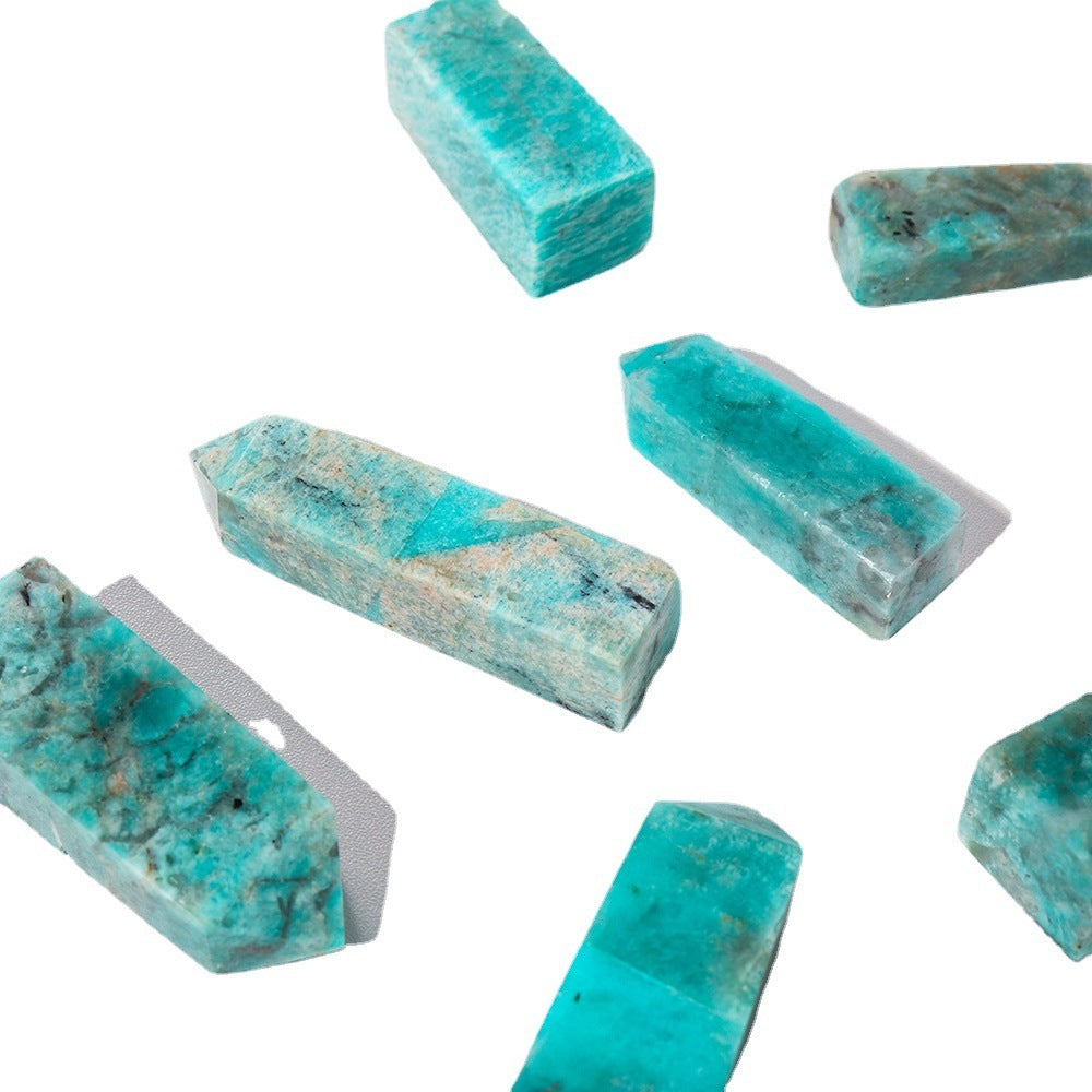 Natural Crystal Amazonite Four-edged Single Point