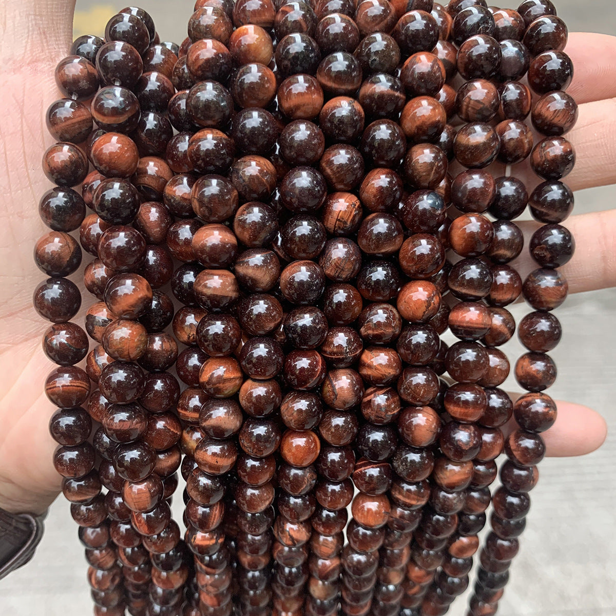 Tiger Eye Stone Loose Bead  Jewelry Accessories