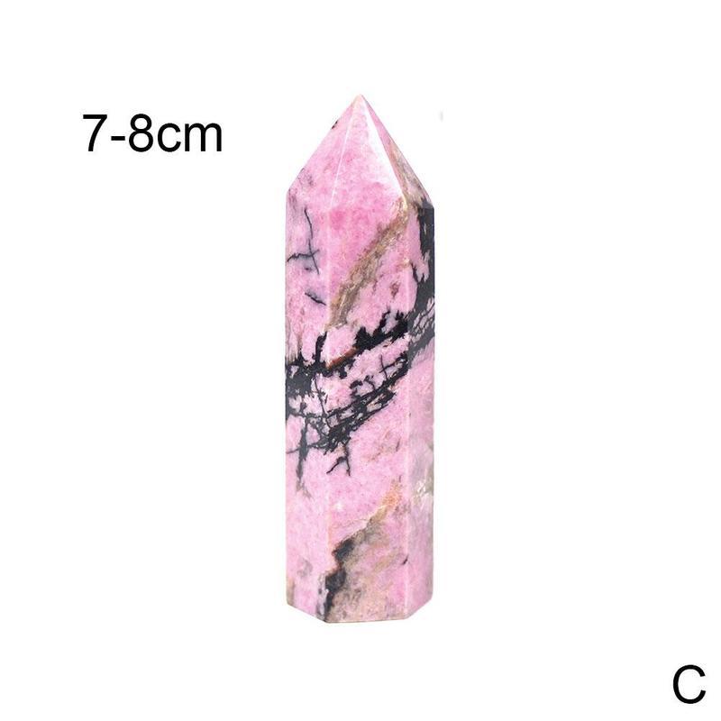 Natural Crystal Rose Rhodolite Obelisk's