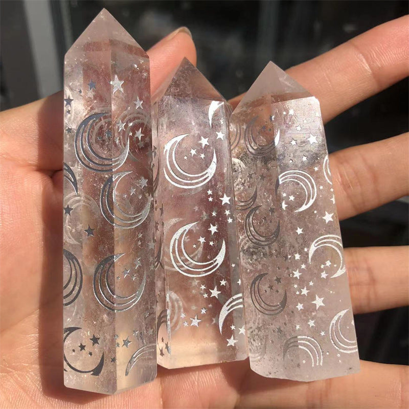 Natural Crystal Pillar Hexagonal