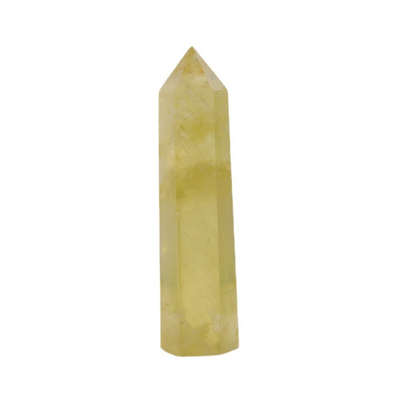 Single-pointed Hexagonal Prism Citrine Rough Stone