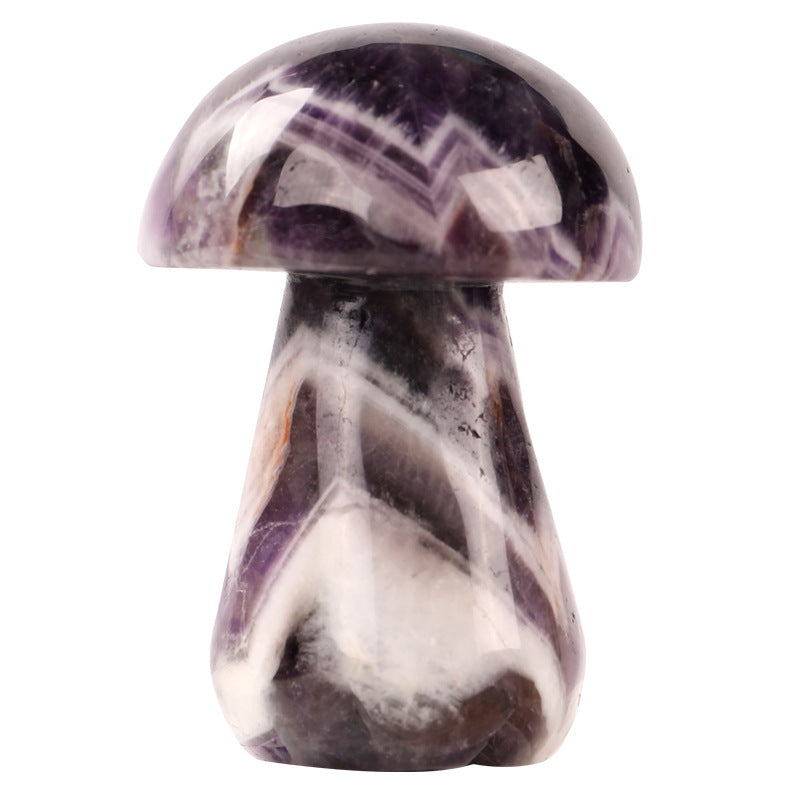 Mushroom Fantasy Amethyst Ornament