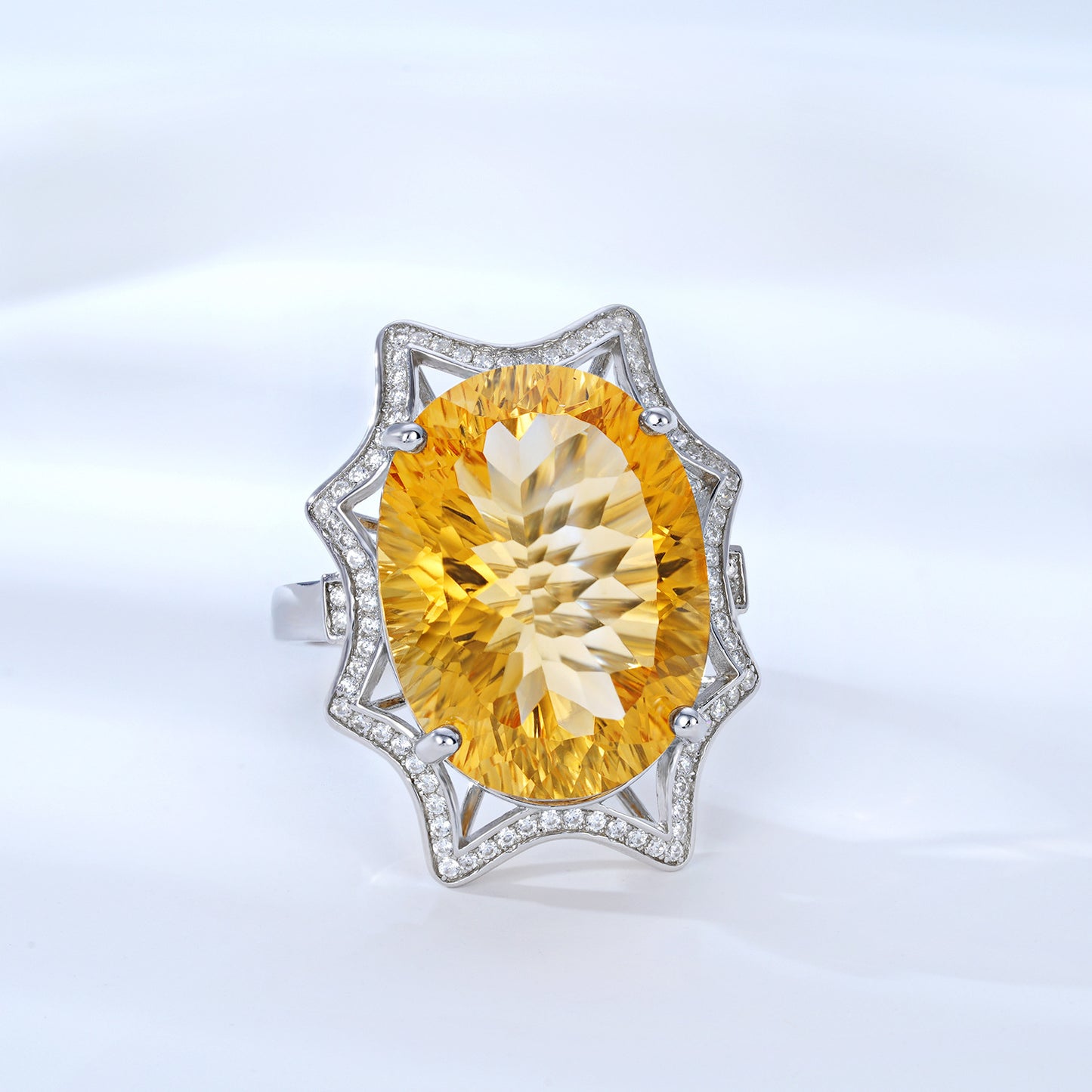 Natural Crystal Jewelry Luxury Style Large Topaz