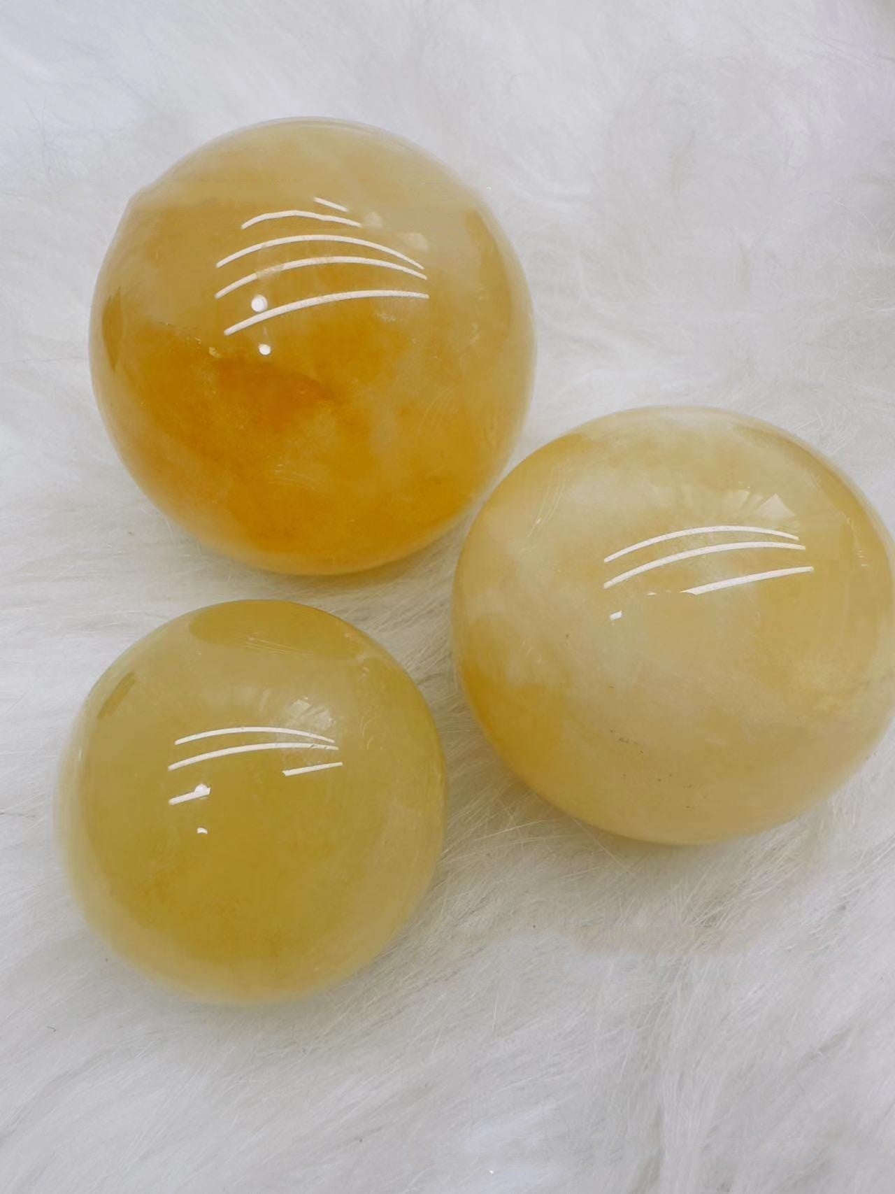 Brazilian Citrine Sphere's! Makes a great gift for any occasion!! :)