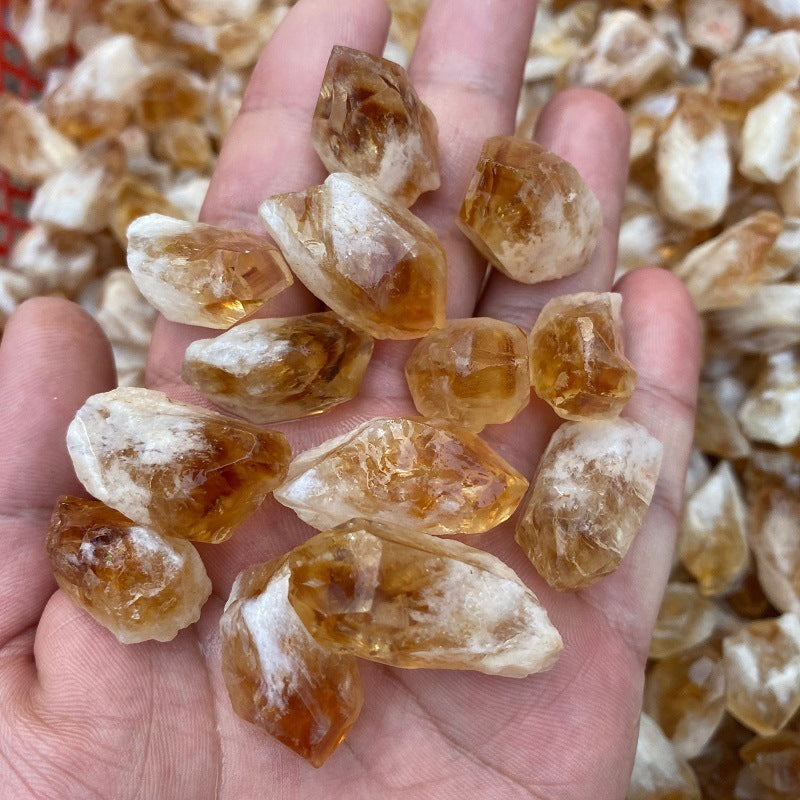 Natural Citrine Rough Point Quartz Crystal