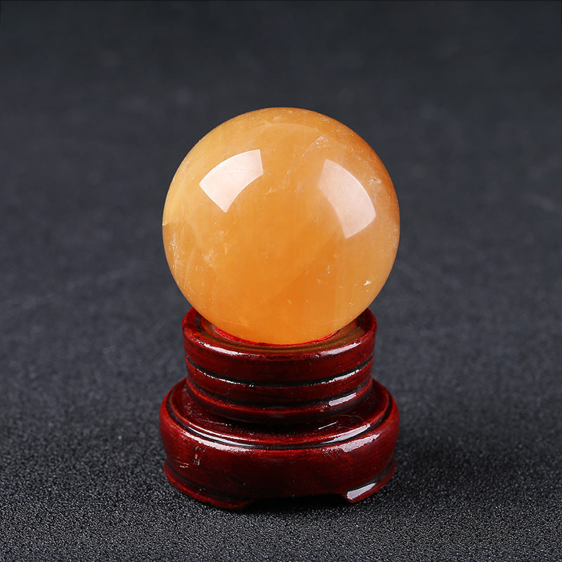 Citrine Calcite sphere