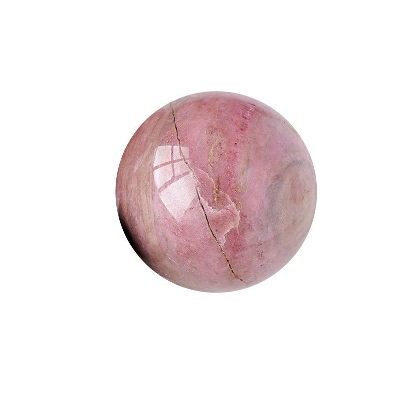 Natural Crystal Rose Stone Sphere's