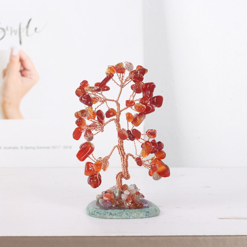 Japanese Healing Crystal Tree Table Ornament