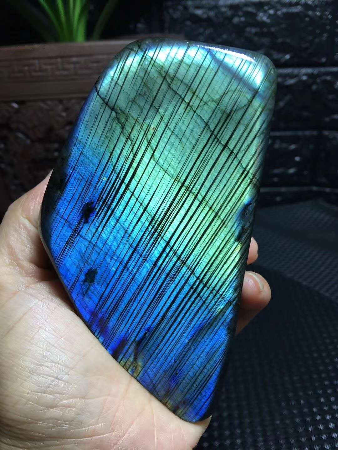 Madagascar Natural Labradorite Ornament