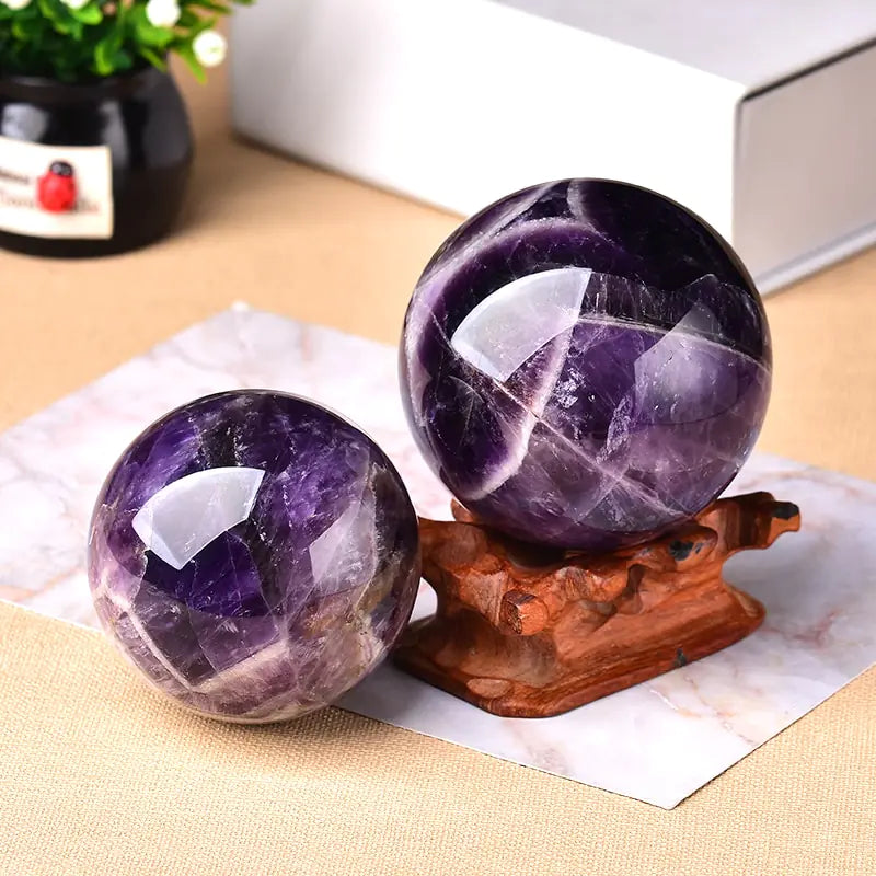 FREE SHIPPING!!Natural Amethyst Sphere