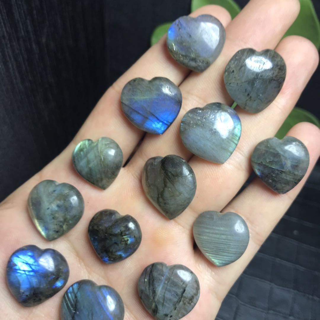 LABRADORITE!!Heart shaped pendant!!