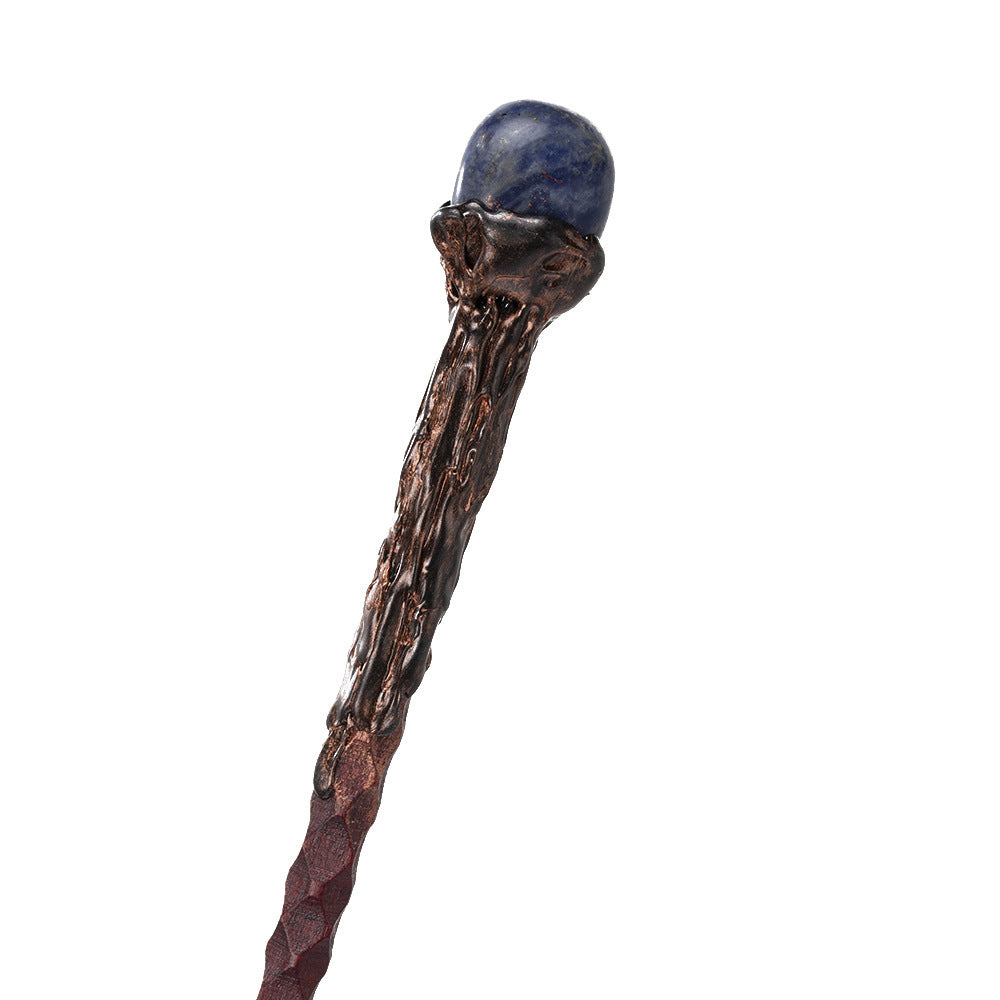 Retro Natural Crystal Stone Magic Truncheon Magic Wand