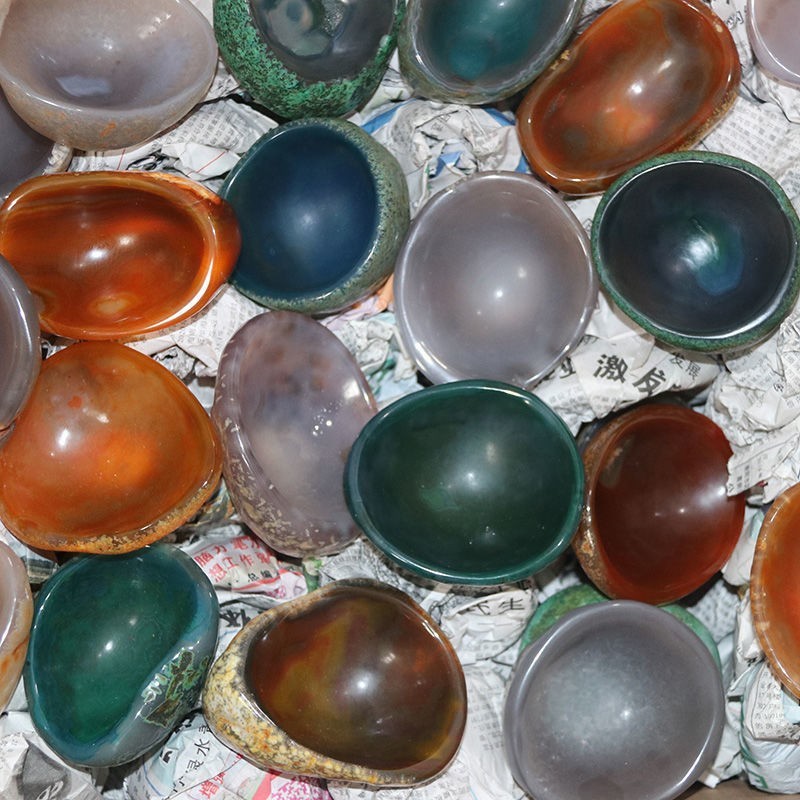 Crystal Agate Bowl Decoration