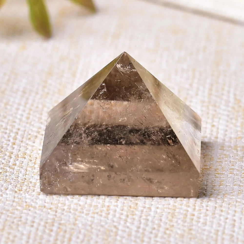 Natural Crystal Pyramid Healing Stone